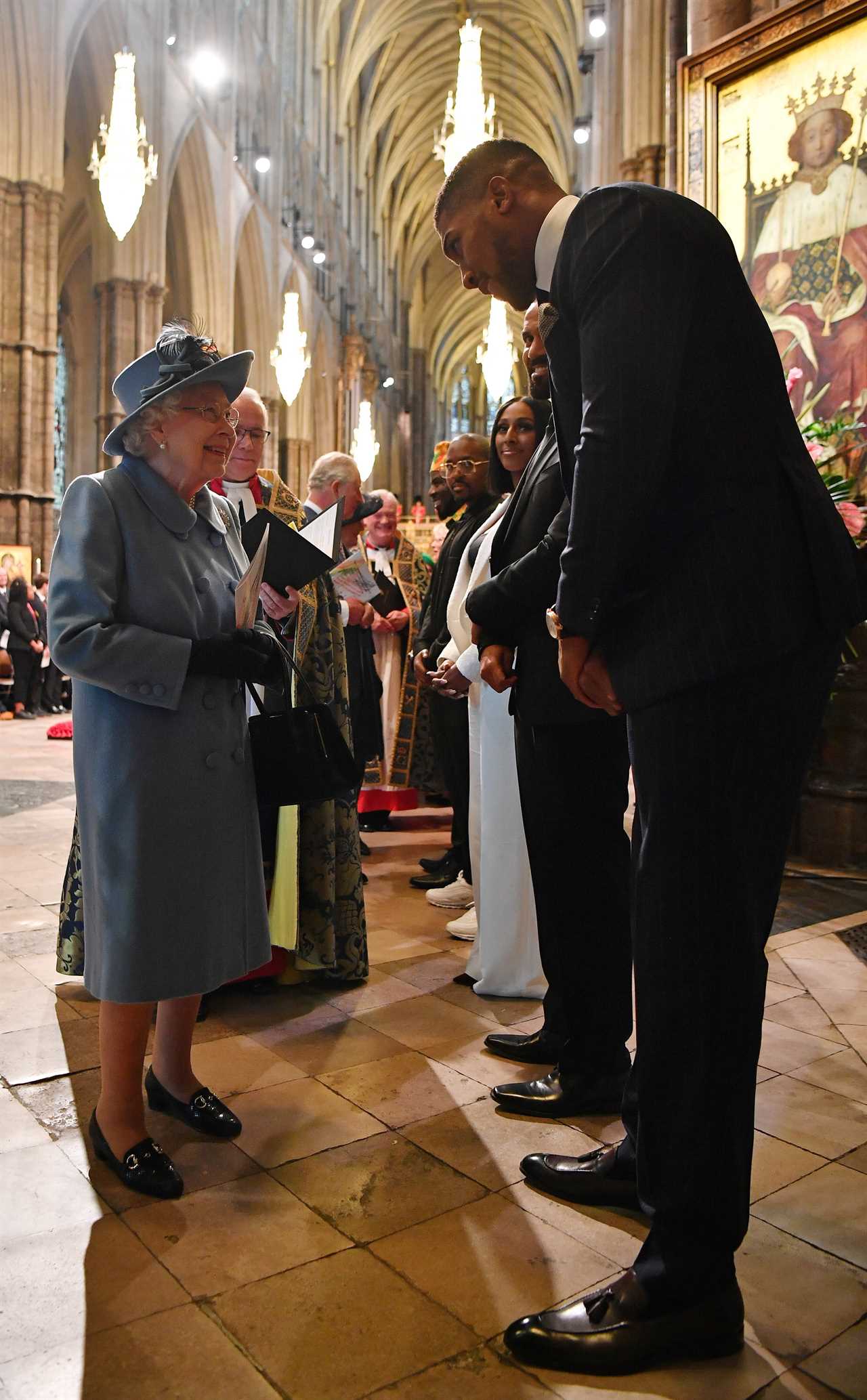 Anthony Joshua says he doesn't feel respected as a heavyweight king due to his love for tea, biscuits, and THE QUEEN