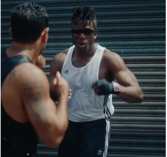 KSI avoids punches as he wears a BLINDFOLD during shock training footage, while preparing for Alex Wassabi's fight