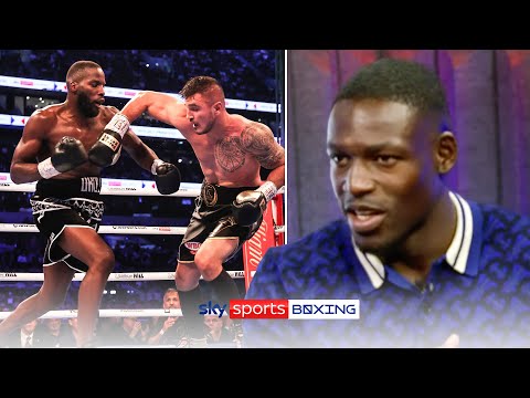 Richard Riakporhe reacts at Lawrence Okolie’s biggest knockouts