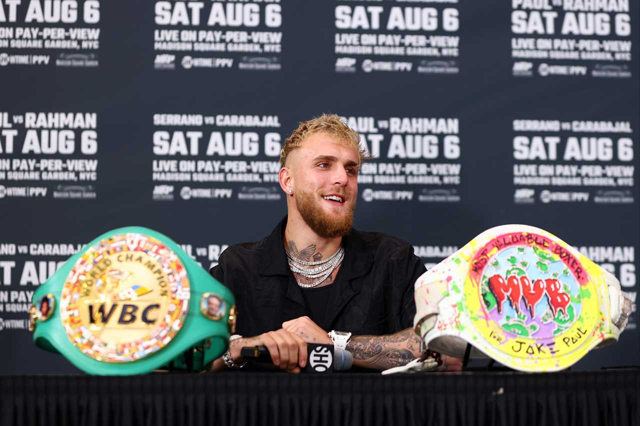 Jake Paul sparring Tommy Fury's former three-time world champion before Hasim Rahman Jr fight