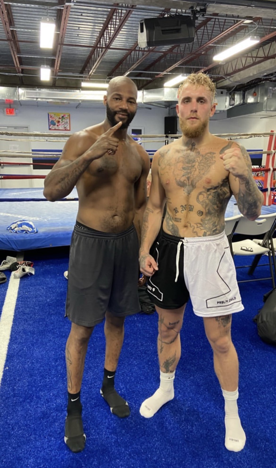 Jake Paul sparring Tommy Fury's former three-time world champion before Hasim Rahman Jr fight