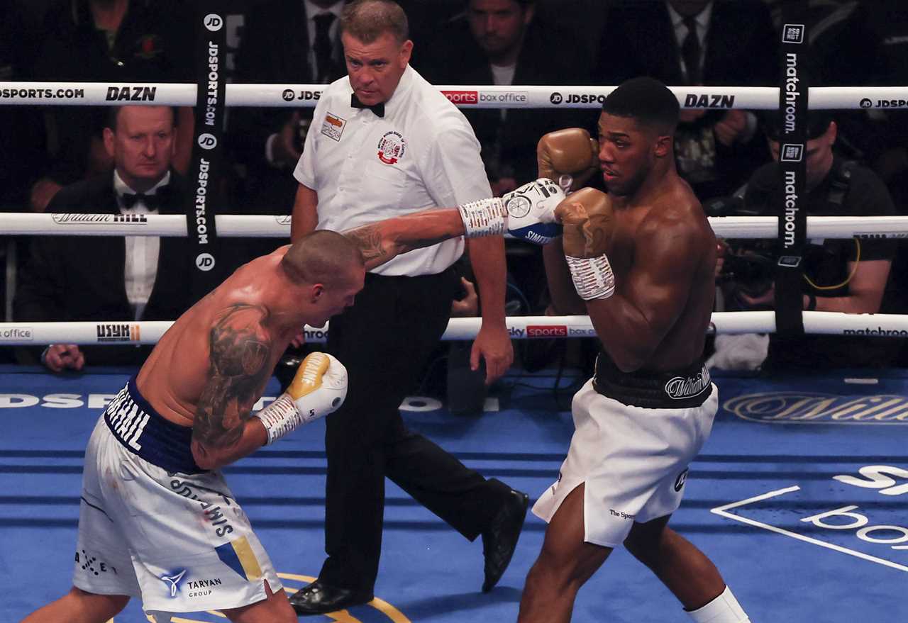 Anthony Joshua said to RUGBY ATTACK Oleksandr Usyk in order to make him a sitting duck' during the rematch by Eddie Hearn