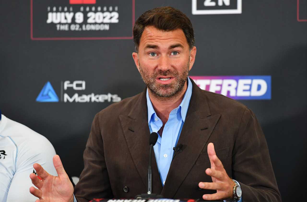 Anthony Joshua said to RUGBY ATTACK Oleksandr Usyk in order to make him a sitting duck' during the rematch by Eddie Hearn