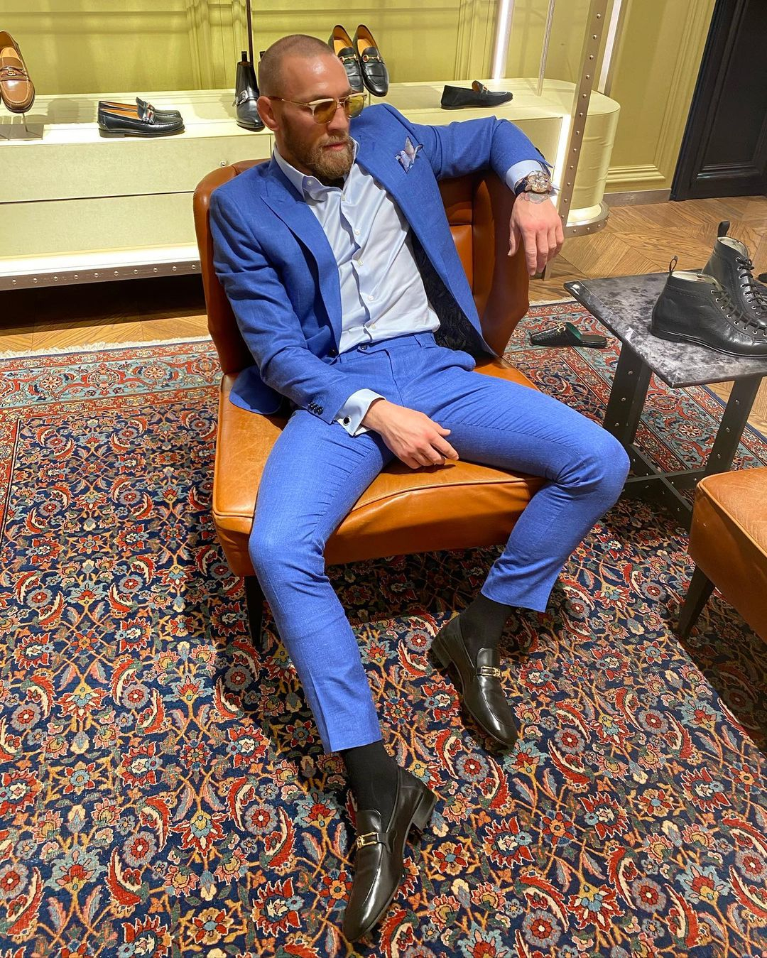 Conor McGregor, UFC fighter, shows off a stunning diamond-encrusted watch while adding to his incredible PS3million collection