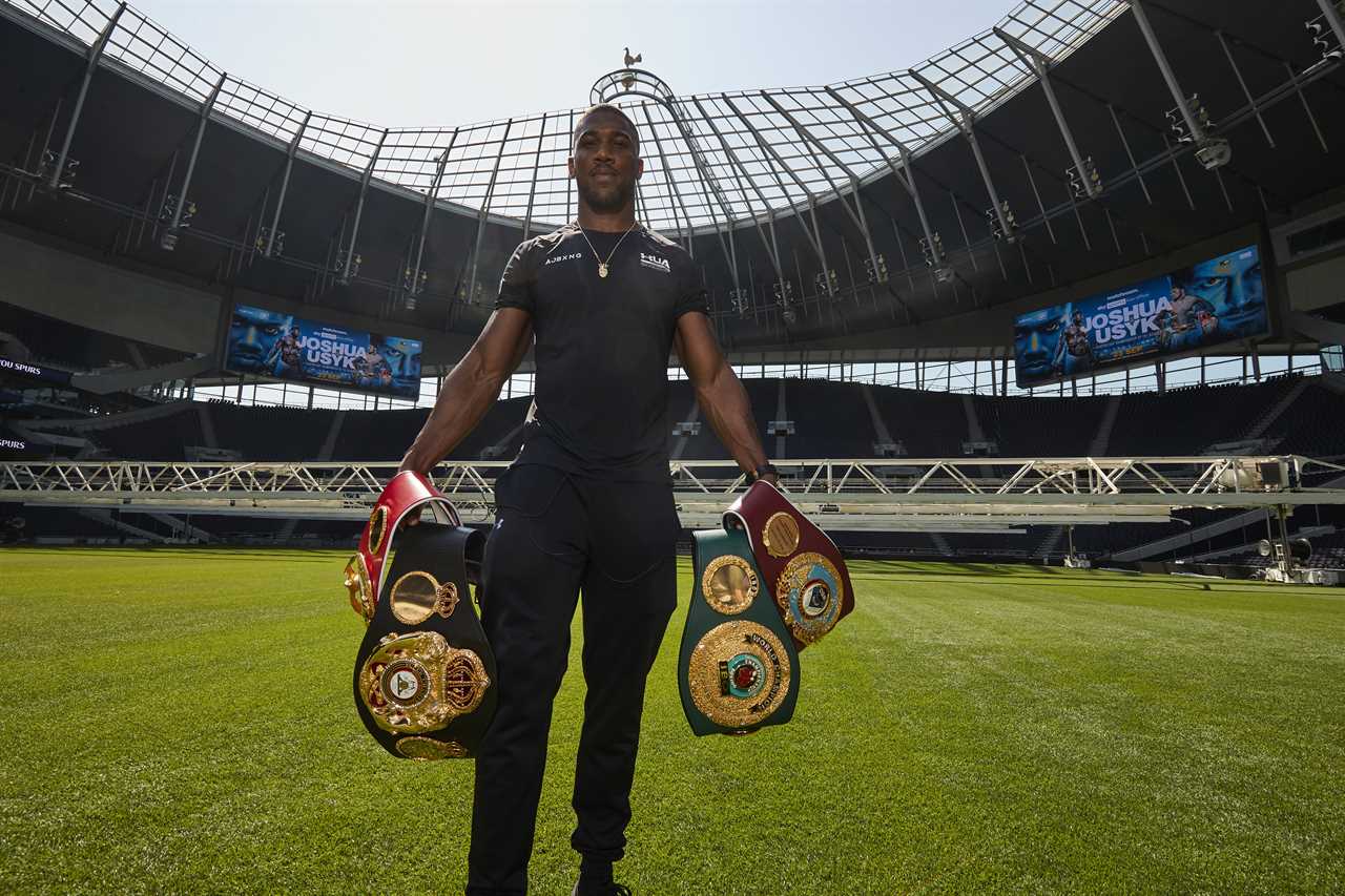 Anthony Joshua threatens dash the heavyweight belts if Oleksandr Usyk wins in bid to get more respect