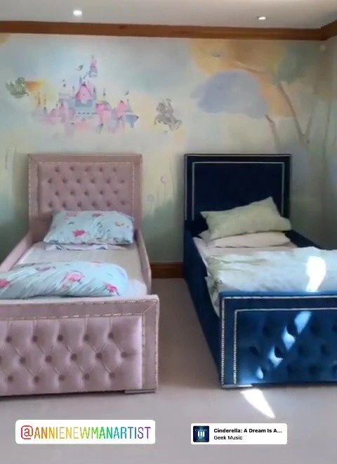Tyson Fury's PS1.7million Morecambe home with red marble kitchen and gold curtains, radiators, and gold curtains