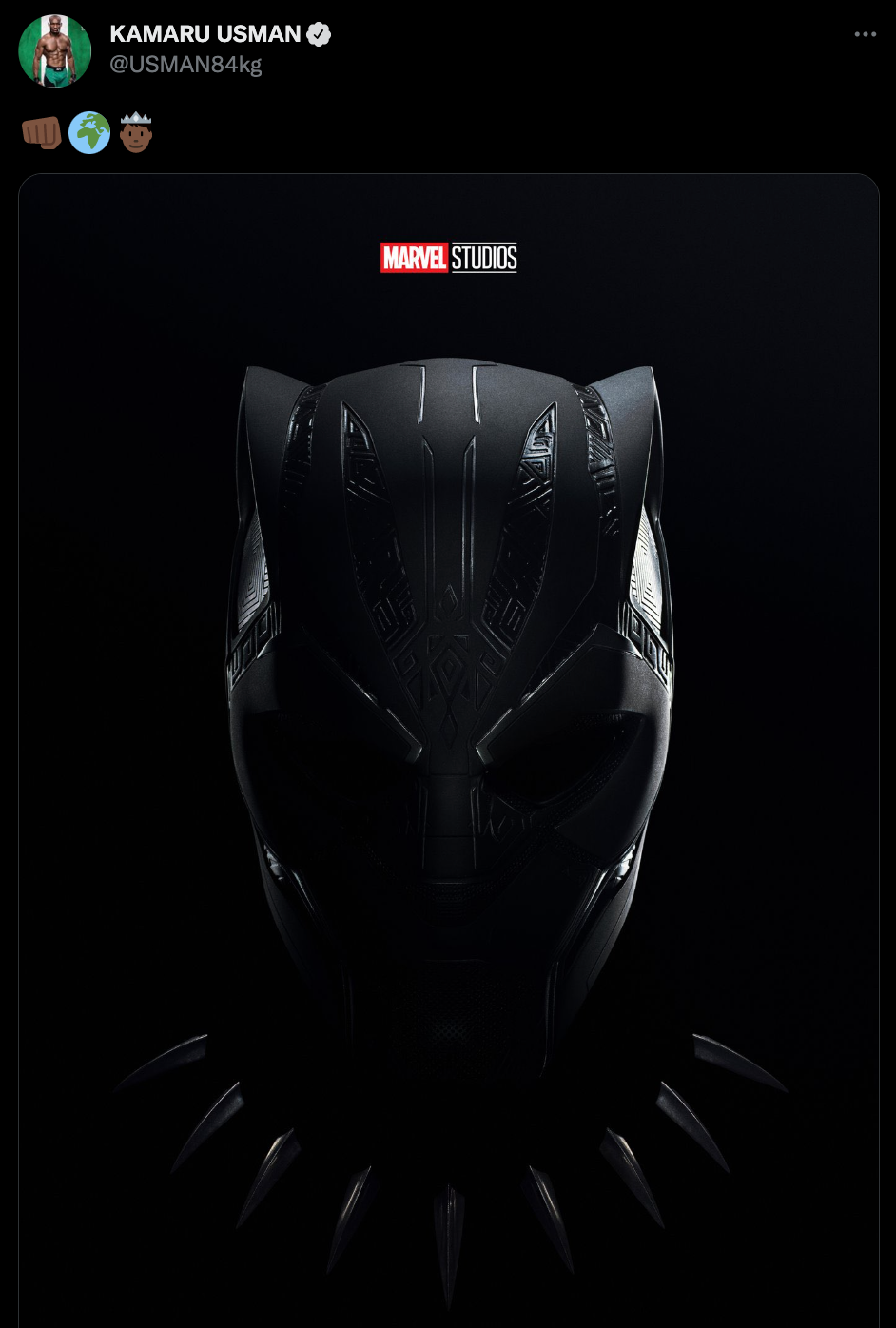 UFC fighter Kamaru Usman will appear in Black Panther:
