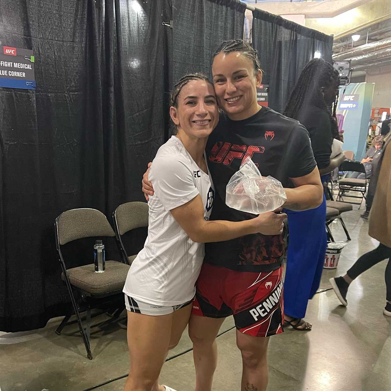 Help us make it real - UFC stars Raquel Penington and Tecia Torres use OnlyFans to fund their dream wedding.