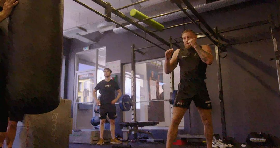 Conor McGregor teases UFC's return date for UFC training after leg break.