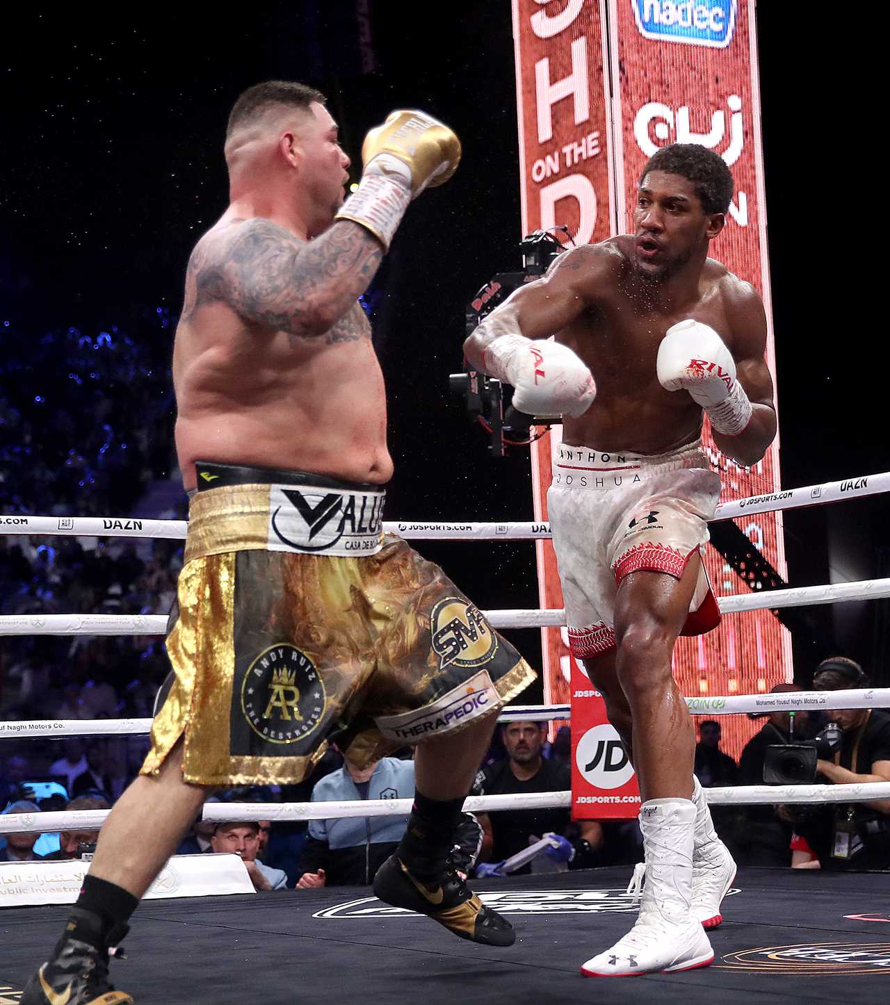 Anthony Joshua said he would undergo a dramatic body transformation to get his muscle mass off in order to win the crunch Usyk match.
