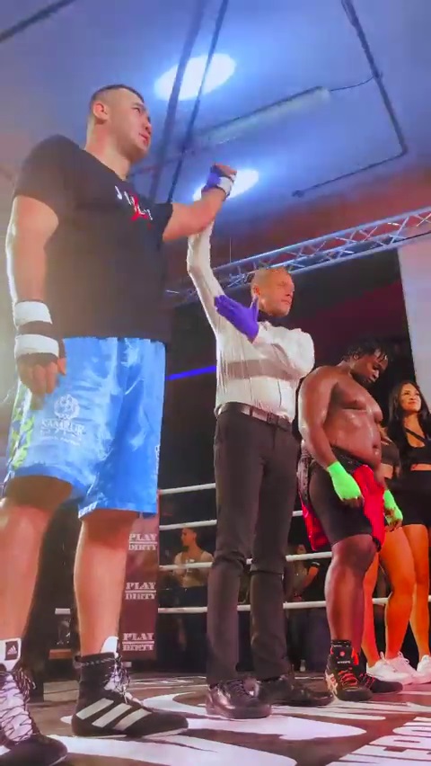 Watch Anthony Joshua's sparring partner Oleksandr Usyk record a ferocious knockout against Iranian Hulk fight card