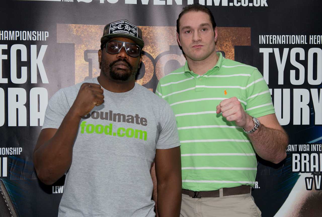 The Tyson Fury and Derek Chisora tape: How do two rivals compare before the trilogy begins as talk of a December fight begin