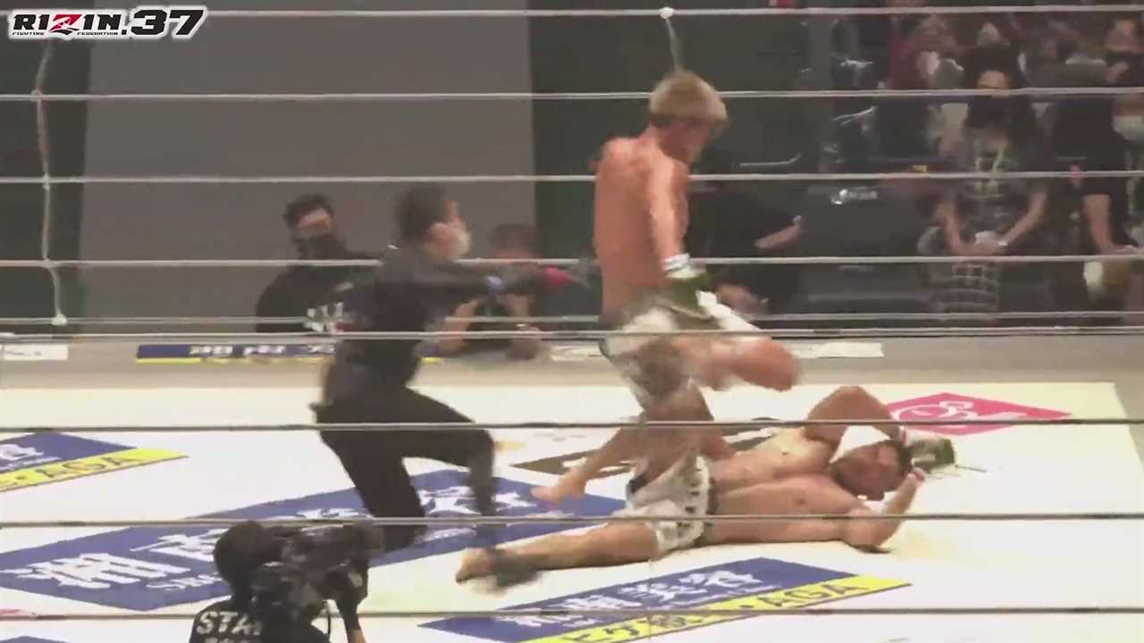 After he knocked them out cold, MMA fans are furious with their opponent for'soccer kicking'
