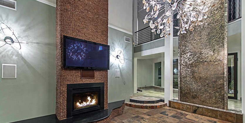 The property boasts a total of four fireplaces