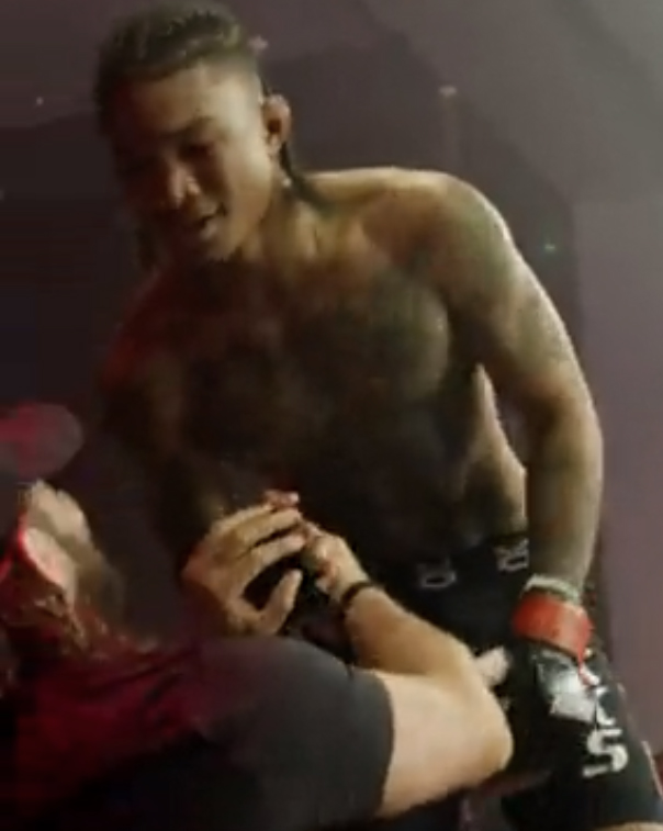 Watch MMA star hit brutal KO which forces rival to spin 360 degrees before celebrating with UFC star Jorge Masvidal