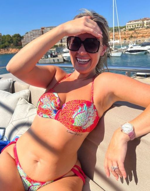 Conor McGregor poses with stunning bikini-clad fiance Dee Devlin on yacht as UFC legend relaxes ahead of comeback fight