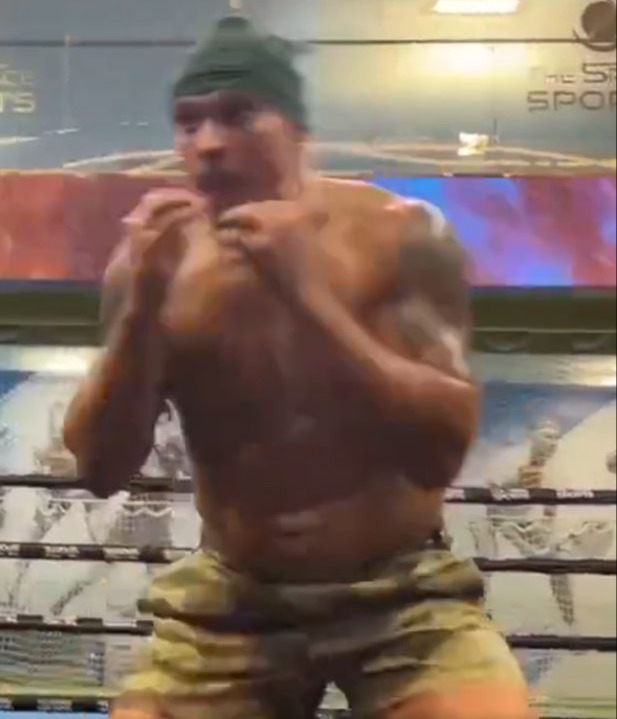 Fears for Anthony Joshua and Oleksandr Usyk Training footage shows heavyweight competitor's henchbody transformation