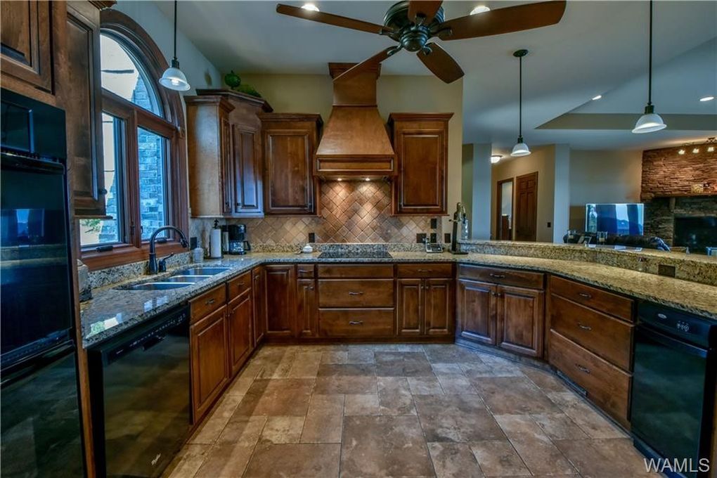 The kitchen is spacious