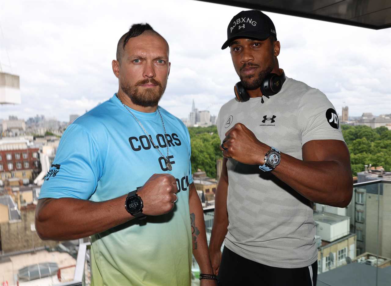 Oleksandr Usyk says all he needed was ‘another 30 seconds’ to knock down Anthony Joshua in warning ahead of rematch