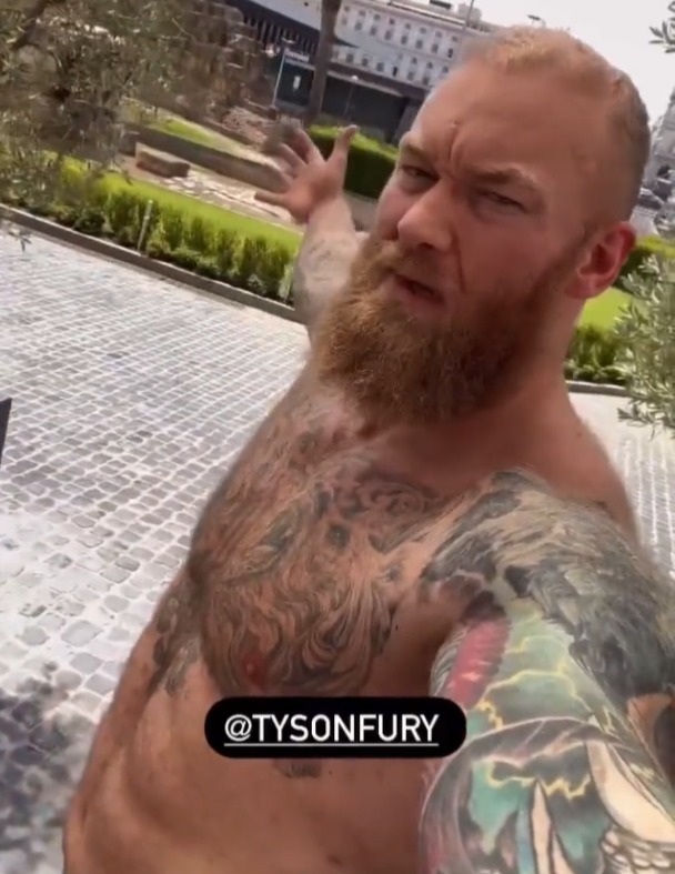 Send me a Contract - Tyson Fury is called out by Hafthor Brjornsson for his reaction to the 'Vikings' jibe