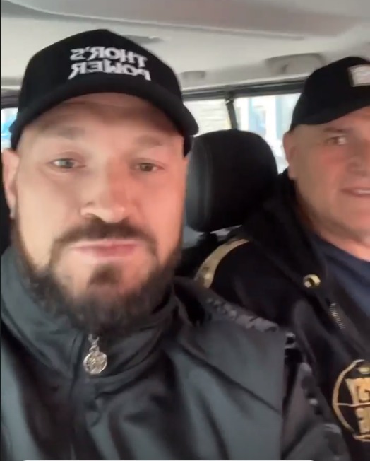 Tyson Fury and dad John fly to Iceland to call out Game of Thrones star Thor Bjornsson.
