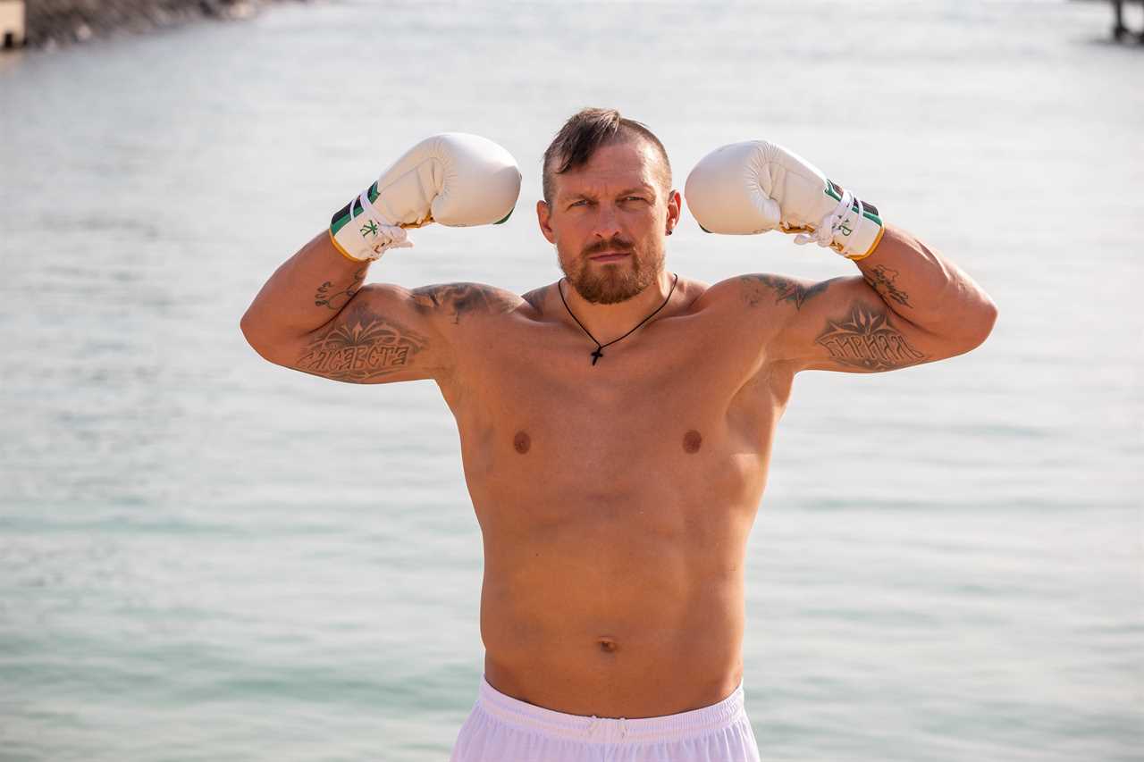 Hearn says Usyk is'really large' after his body transformation, but he recommends Anthony Joshua to beat him in six rounds.