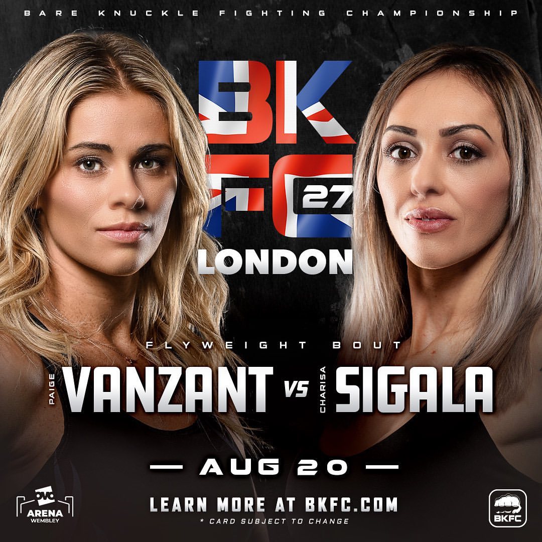 Paige VanZant's bareknuckle career is 'DEFINIETLY over if she loses the fight against Charisa Sigala, ex-UFC star in London