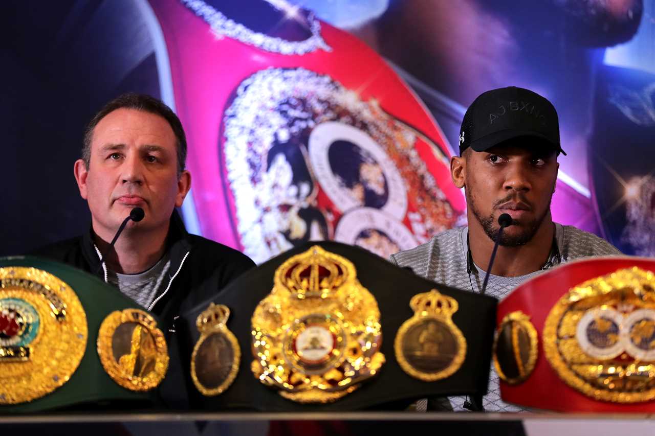 Robert Garcia is Anthony Joshua's new head coach.