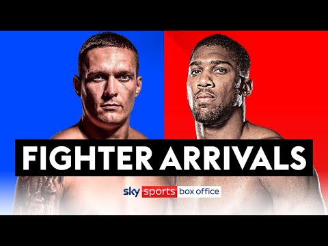 USYK VS. JOSHUA LIVE FIGHTER ARRIVALS