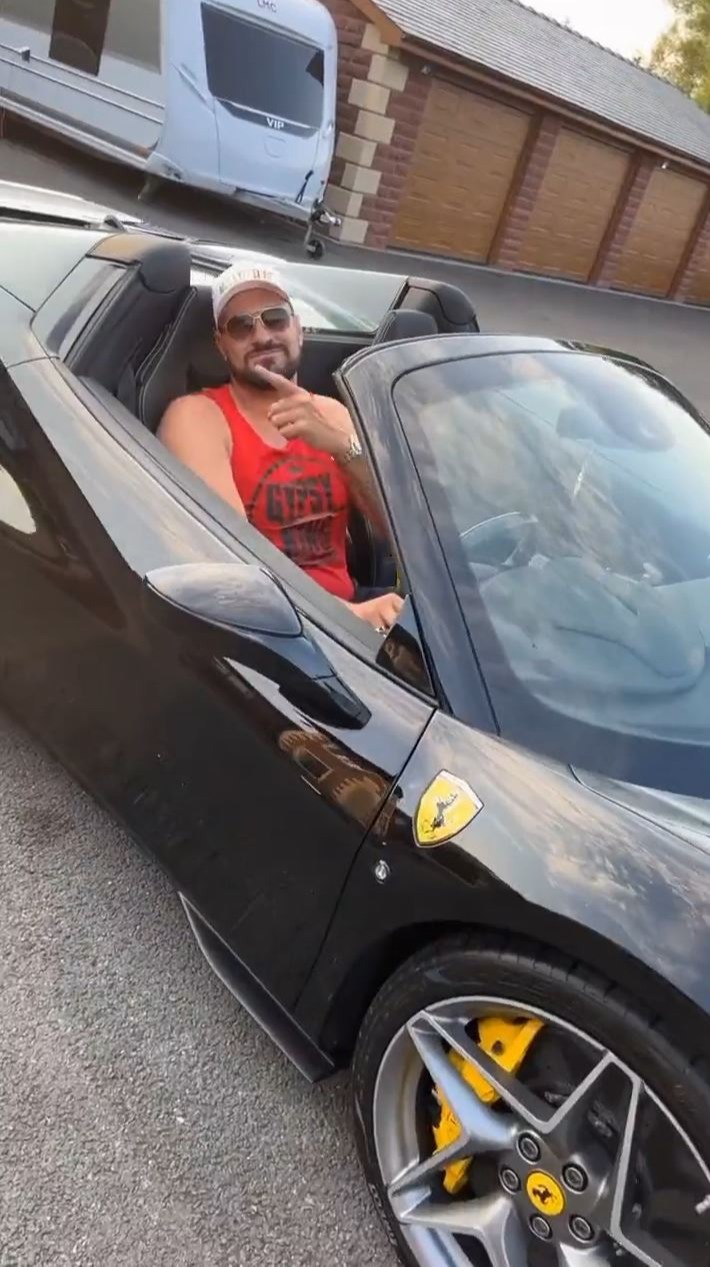 Tyson Fury is enjoying retirement rocks while in PS300,000. Ferrari
