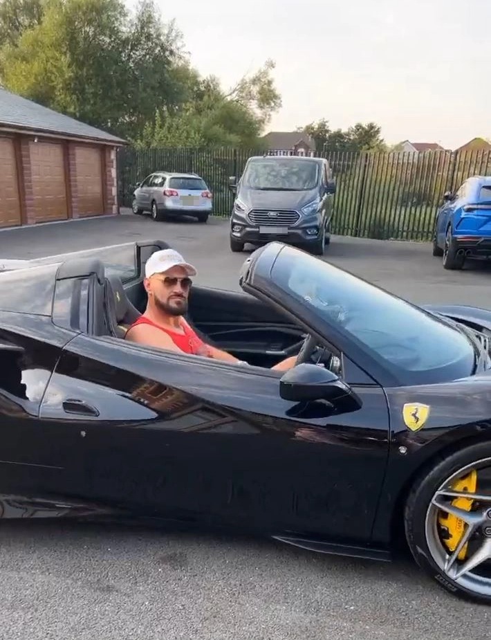 Tyson Fury is enjoying retirement rocks while in PS300,000. Ferrari