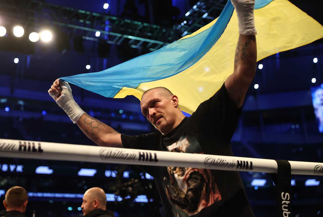 Ukrainian MMA star Olena Koleskyk supports Usyk in Anthony Joshua rematch, but faces watching the boxing hero fight on catchup