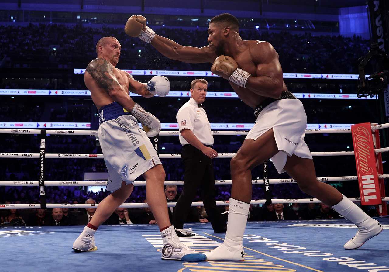 Anthony Joshua claims Mike Tyson was sent from heaven and can't compare himself with a 'unique specimen.'