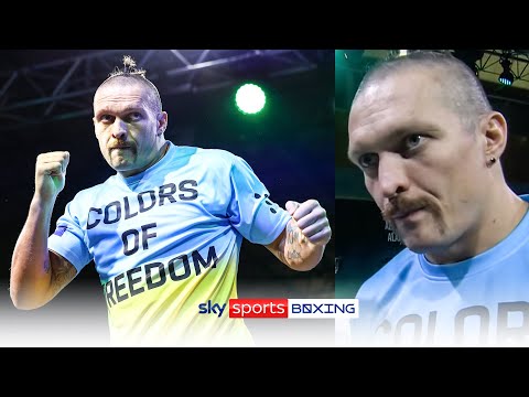 I've been following Joshua for ten year already! Usyk speaks before Joshua fight