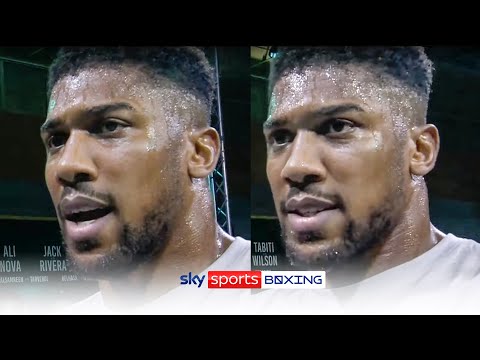 I'm ready for the job done! Anthony Joshua speaks before Usyk fight