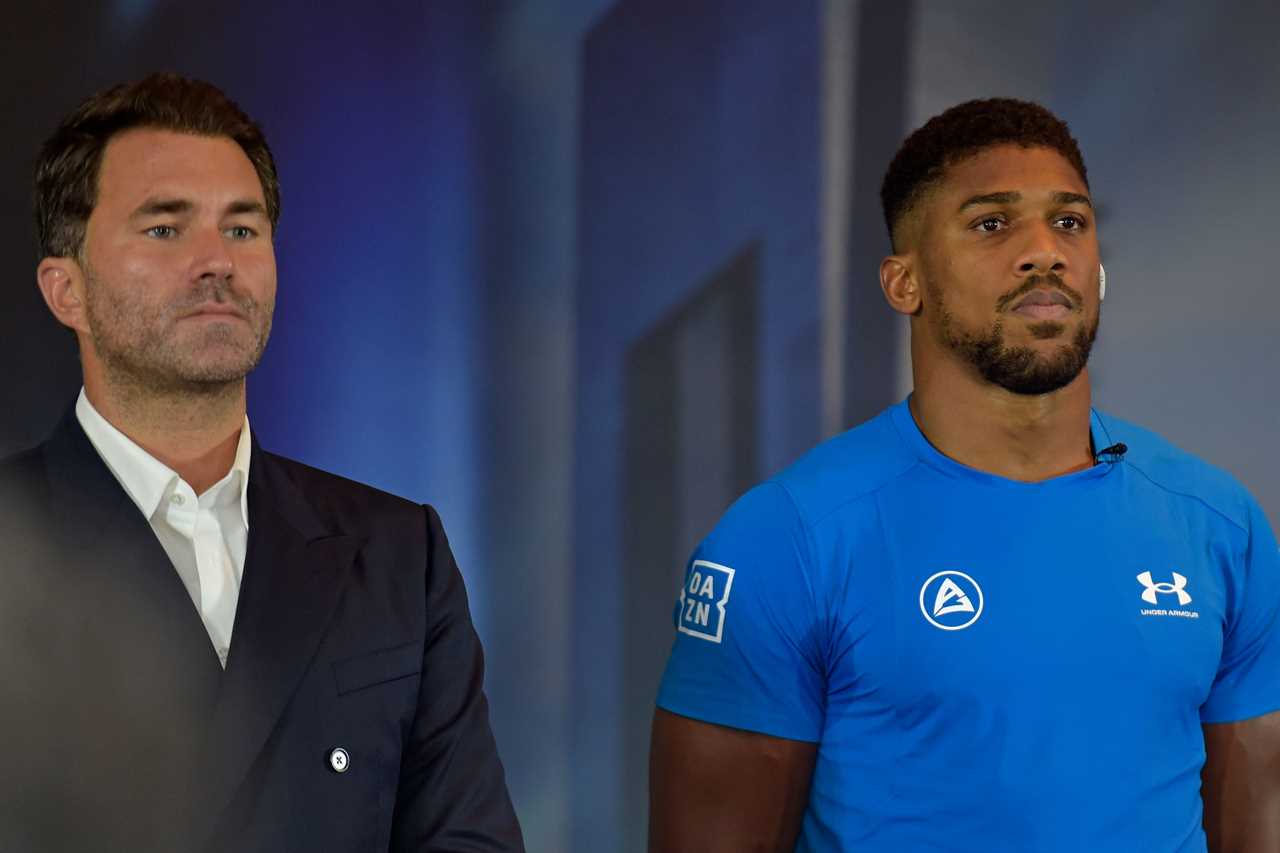 Eddie Hearn has slammed Anthony Joshua's criticisms and said Sky wouldn't be boxing if Brit wasn't there.