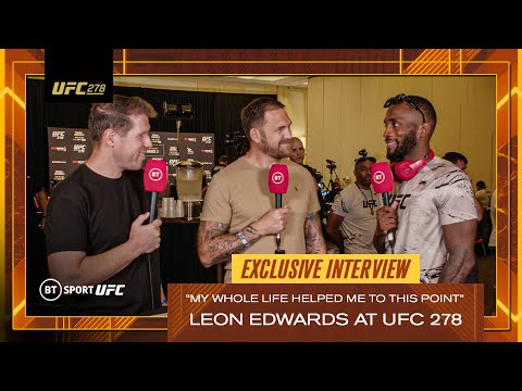 Leon Edwards is ready to fight for UFC gold UFC278 Weigh in Show