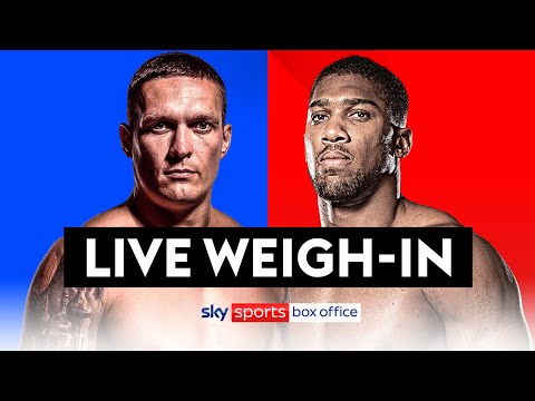 USYK VS JOSHUA2 LIVE WEIGH IN