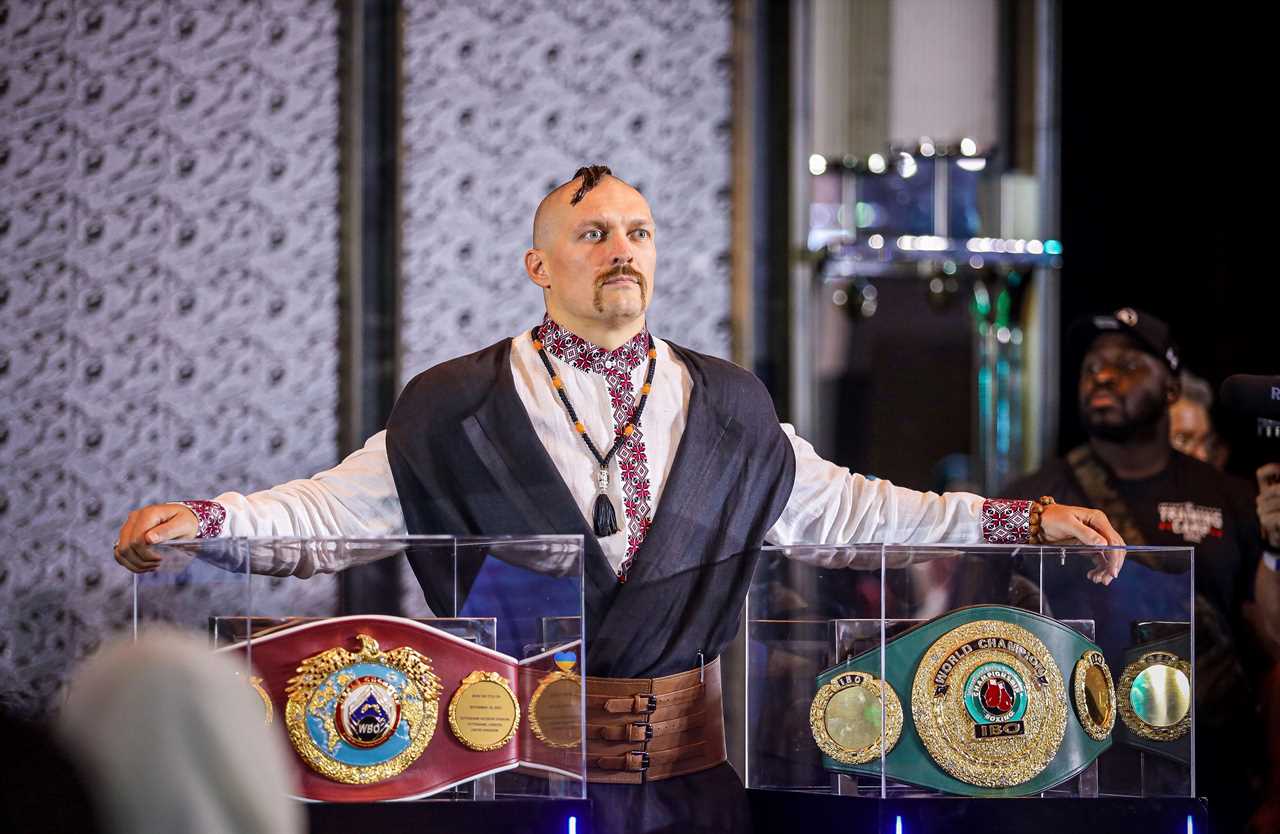 Anthony Joshua takes PS13million PAYCUT in bid to regain belts from Oleksandr Uzyk in second Saudi revenge operation