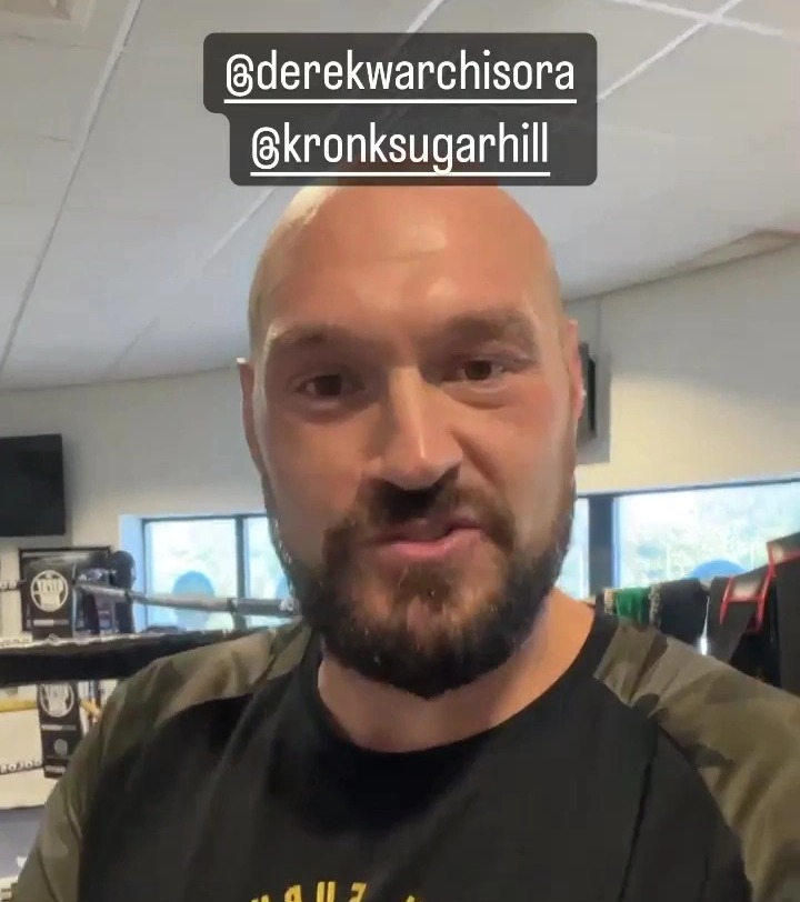 Tyson Fury calls Derek Chisora a You s**t yourself in an expletive-laden rant.