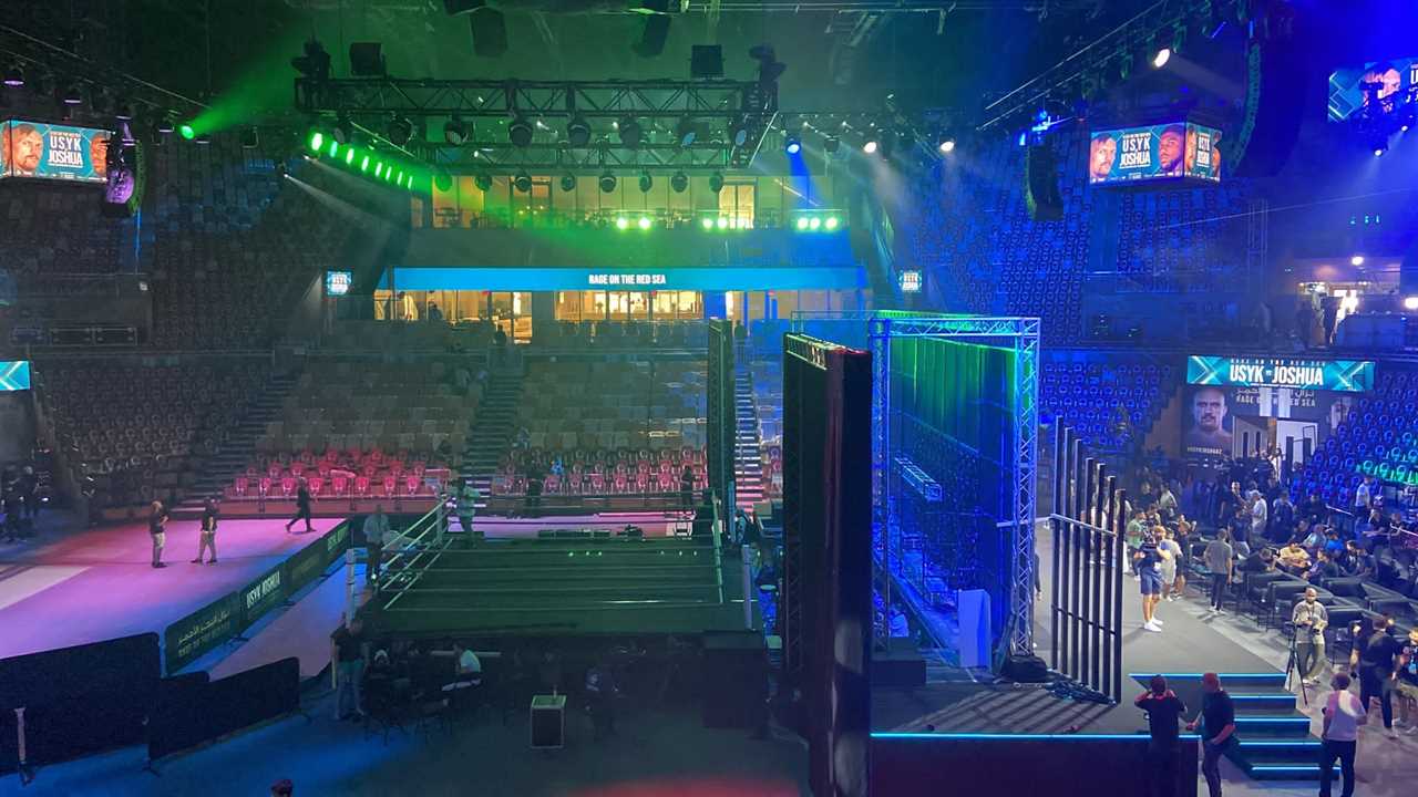 The King Abdullah Sports City Stadium, Saudi Arabia will host a mouth-watering Usyk and Joshua rematch.