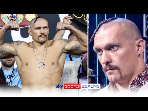 Usyk: Your expectations may not always be met Usyk surprises everyone by surprising everyone by his weight for the rematch