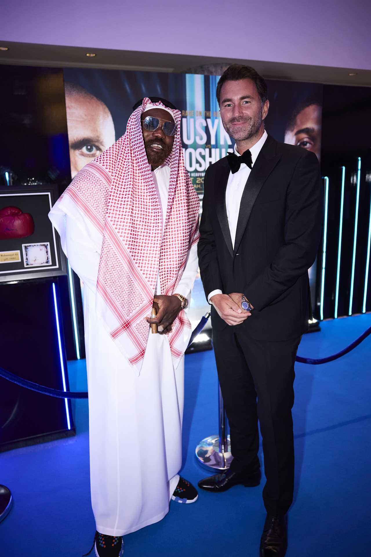 Inside Matchroom's gala dinner with Holyfield and Chisora for Anthony Joshua vs Oleksandr Uzyk