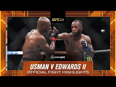 LEON WINS THE TITLE Kamaru Usman v Leon Edwards I UFC 278 Official Fight Highlights