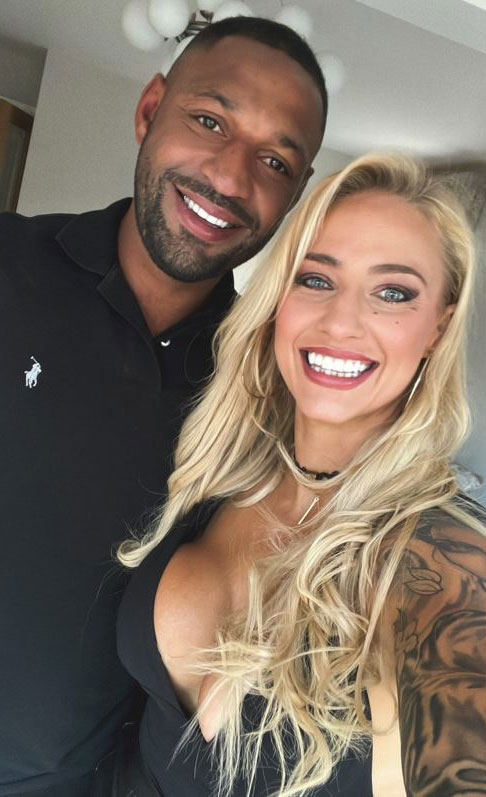 Ebanie Bridges makes jokes about having children, Kell Brook is a retired boxer. Aussie boxer Usyk vs Joshua event: Ebanie Bridges