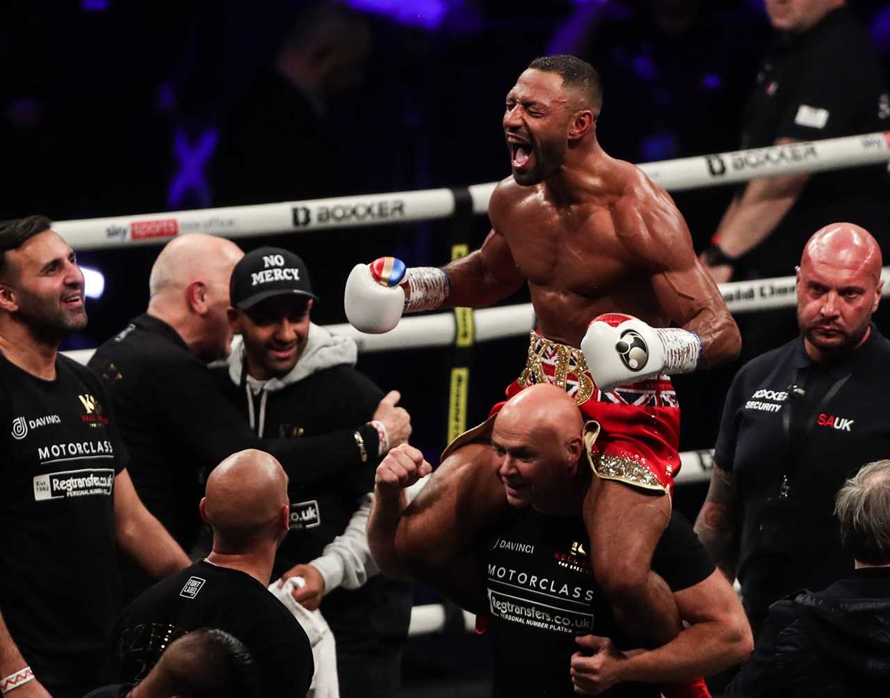 Ebanie Bridges makes jokes about having children, Kell Brook is a retired boxer. Aussie boxer Usyk vs Joshua event: Ebanie Bridges