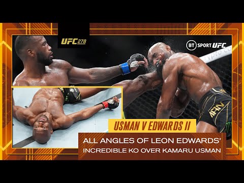 ALL ANGLES: Leon Edwards' spectacular KO of Kamaru Uman at UFC 278