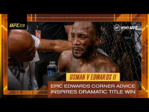 EPIC Leon Edwards' coaches motivate him to an incredible comeback victory!