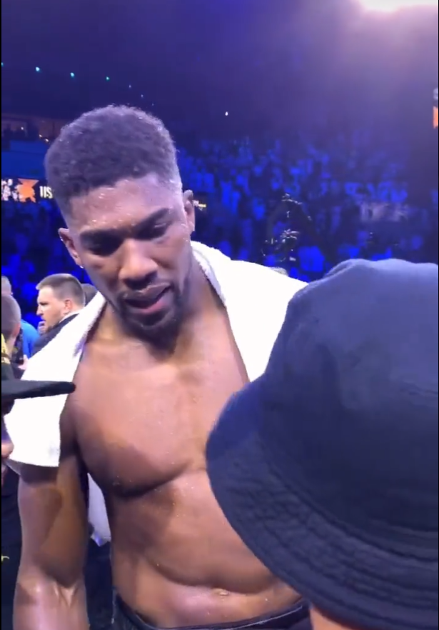 F*** that s ***' - Anthony Joshua's furious reaction to Lomachenko after Usyk's defeat.