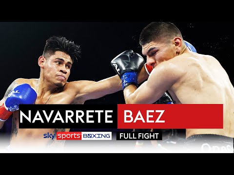 FULL FIGHT Eduardo Baez is left in pain by Emanuel Navarrete’s BRUTALKO
